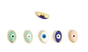 ΜΕΤΑΛΛΙΚΟ ΜΑΤΙ ΟΒΑΛ ΜΙΚΡΟ ΣΜΑΛΤΟ  7mm x 11.5mm