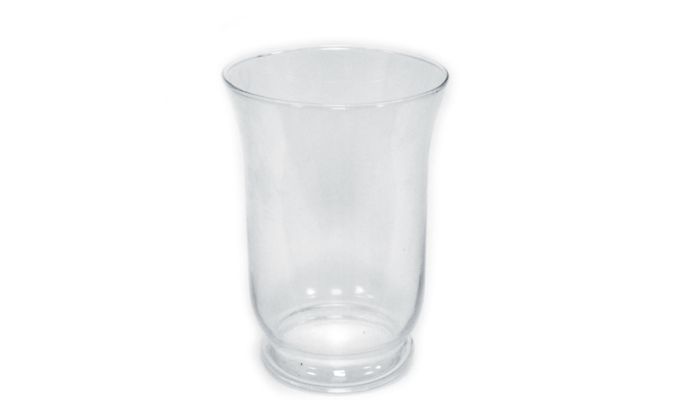 ΒΑΖΑΚΙ ΓΥΑΛΙΝΟ 6.5cm x 9.3cm ΧΡΥΣΟ ΒΙΔΩΤΟ ΚΑΠΑΚΙ 250ml 1ΤΕΜΑΧΙΟ