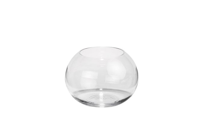 ΓΥΑΛΑ ΣΤΡΟΓΓΥΛΗ 12cm x 9cm 0503333