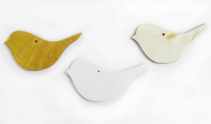 ΞΥΛΙΝΟ ΠΟΥΛΙ 10cm x 5.5cm /25 ΤΕΜΑΧΙΑ