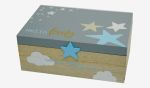 ΞΥΛΙΝΟ ΚΟΥΤΙ ΑΣΤΕΡΙ ΣΙΕΛ 22cm x 15cm BS19-771A 0621345