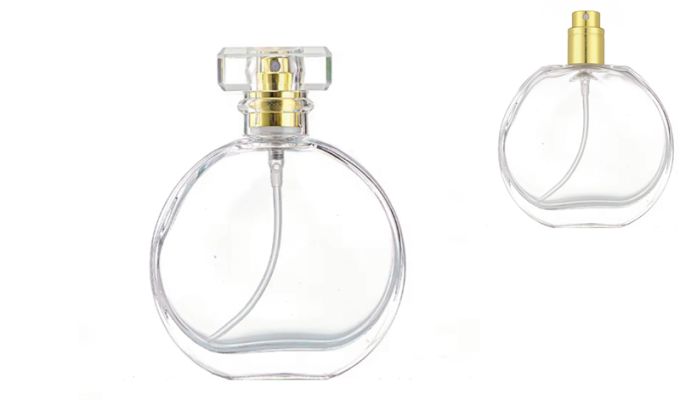 ΓΥΑΛΙΝΗ ΦΙΑΛΗ ΑΡΩΜΑΤΩΝ ΜΕ ΚΑΠΑΚΙ 45ml 0503366