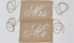 ΛΙΝΑΤΣΑ ΜΕ ΚΟΡΔΟΝΙΑ ΤΥΠΩΜΑ MR ΚΑΙ MRs 31cm x 22cm 0517829
