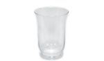 ΒΑΖΑΚΙ ΓΥΑΛΙΝΟ 6.5cm x 9.3cm ΧΡΥΣΟ ΒΙΔΩΤΟ ΚΑΠΑΚΙ 250ml 0503324