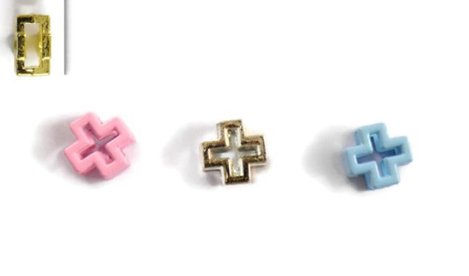 ΜΕΤΑΛΛΙΚΟΣ ΣΤΑΥΡΟΣ ΔΙΑΤΡΗΤΟΣ ME UV 10mm x 10mm 0517750 50 ΤΕΜΑΧΙΑ