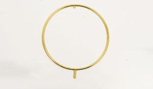 ΜΕΤΑΛΛΙΚΟ ΣΤΕΦΑΝΙ ΜΕ ΚΑΡΦΙ 8.5CM 0518044