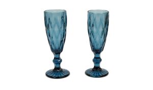 ΚΟΛΩΝΑΤΟ ΠΟΤΗΡΙ ΒΙΝΤΑΖ ΜΠΛΕ 20cm x 6cm 11QM1557