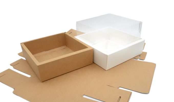 ΧΑΡΤΙΝΟ ΚΟΥΤΙ ME ΨΗΛΟ KAΠΑΚΙ ΖΕΛΑΤΙΝΑ 20cm x 20cm x 14cm 0402228/12 ΤΕΜΑΧΙΑ