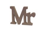 ΞΥΛΙΝΟ Mr & Mrs, ΓΡΑΜΜΑΤΑ MR 15cm x 11cm MDF 0519382