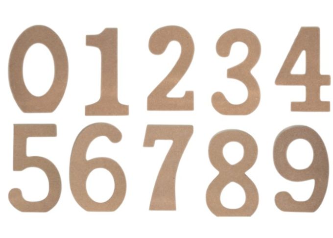 ΝΟΥΜΕΡΑ MDF 11cm 0519553