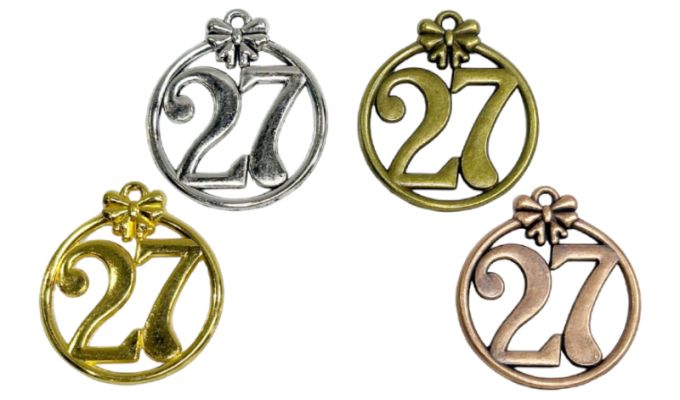 ΜΕΤΑΛΛΙΚΗ ΜΠΑΛΑ 27 ΜΕ ΦΙΟΓΚΟ 3cm x 3.5cm 0621622 12 ΤΕΜΑΧΙΑ