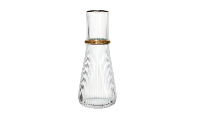 ΚΑΡΑΦΑ ΑΝΑΓΛΥΦΟ ΜΕ ΧΡΥΣΟ ΧΕΙΛΟΣ 1150ml 0503388