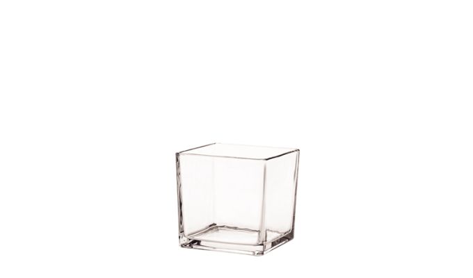 ΓΥΑΛΙΝΟ ΒΑΖΑΚΙ ΚΥΒΟΣ (ΡΕΣΩ) 5.3cm 0503354