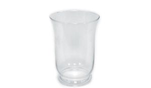 ΒΑΖΑΚΙ ΓΥΑΛΙΝΟ 6.5cm x 9.3cm ΧΡΥΣΟ ΒΙΔΩΤΟ ΚΑΠΑΚΙ 250ml 1ΤΕΜΑΧΙΟ