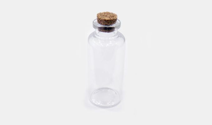 ΜΠΟΥΚΑΛΑΚΙ ΜΙΝΙ 15ml ΜΕ ΦΕΛΛΟ 64mm x 29mm 0503116 12 ΤΕΜΑΧΙΑ