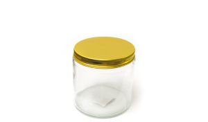 ΒΑΖΟ 500ml ΜΕ ΧΡΥΣΟ ΒΙΔΩΤΟ ΚΑΠΑΚΙ 10cm x 9cm 0503309
