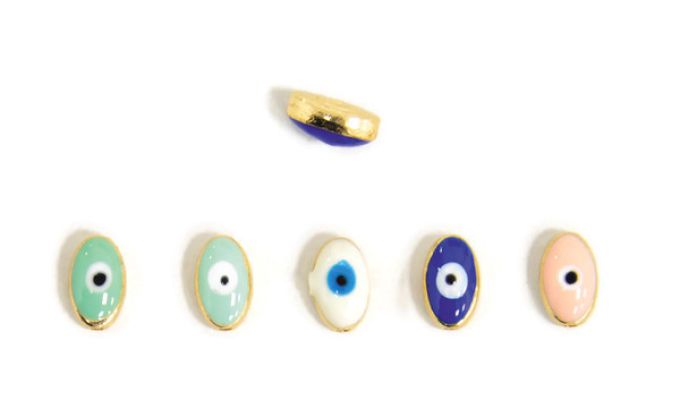 ΜΕΤΑΛΛΙΚΟ ΜΑΤΙ ΟΒΑΛ ΜΙΚΡΟ ΣΜΑΛΤΟ  7mm x 11.5mm