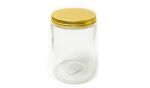 ΒΑΖΟ 770ml ΜΕ ΧΡΥΣΟ ΒΙΔΩΤΟ ΚΑΠΑΚΙ 14cm x 9cm 0503310