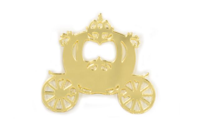 ΠΛΕΞΙΓΚΛΑΣ ΧΡΥΣΗ ΚΟΛΟΚΥΘΑ ΑΜΑΞΑ 7cm x 6.3cm 12 ΤΕΜΑΧΙΑ