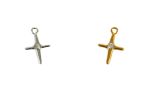 ΜΕΤΑΛΛΙΚΟΣ ΣΤΑΥΡΟΣ ΠΕΤΡΑ 1.1cm x 1.6cm 0517987