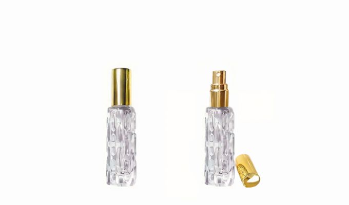 ΓΥΑΛΙΝΗ ΦΙΑΛΗ ΑΡΩΜΑΤΩΝ ΧΡΥΣΟ ΚΑΠΑΚΙ 10ml 0503367