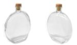 ΓΥΑΛΙΝΟ ΜΠΟΥΚΑΛΙ ΦΛΑΤ 600ml ΜΕ ΚΑΠΑΚΙ 0503419