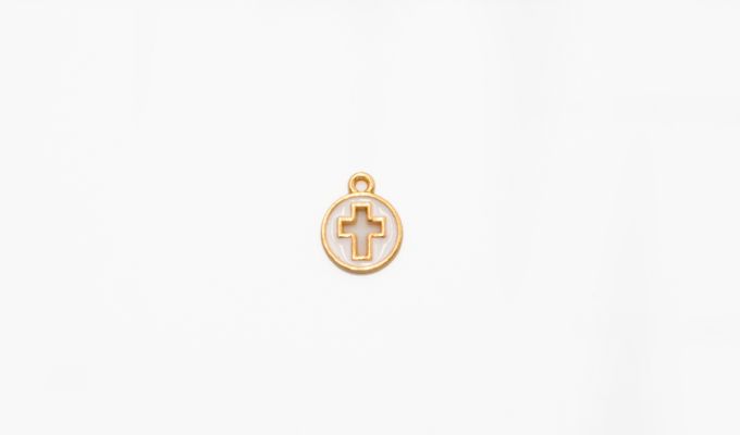ΜΕΤΑΛΛΙΚΟΣ ΣΤΑΥΡΟΣ ΣΤΡΟΓΓΥΛΟ ΜΕ ΣΜΑΛΤΟ 1.1cm x 1.4cm 0517986 100 50 ΤΕΜΑΧΙΑ
