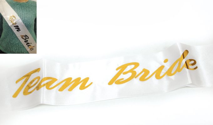 ΚΟΡΔΕΛΑ ΣΑΤΕΝ Team Bride 1,60 ΜΕΤΡΑ x 9.5cm