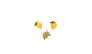 ΜΕΤΑΛΛΙΚΟ ΛΕΜΟΝΙ 17mm x 21mm ΚΡΕΜΑΣΤΟ 0518065 25 ΤΕΜΑΧΙΑ