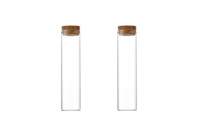 ΓΥΑΛΙΝΟΣ ΔΟΚΙΜΑΣΤΙΚΟΣ ΣΩΛΗΝΑΣ 12cm x 3cm 0503424 12 ΤΕΜΑΧΙΑ