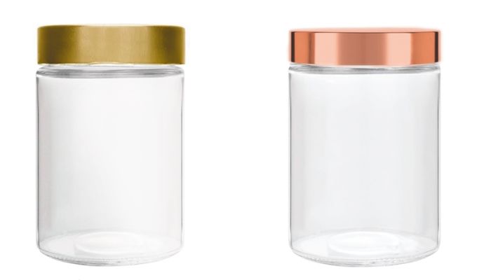 ΒΑΖΟ 12cm ΜΕ ΜΕΤΑΛΛΙΚΟ ΚΑΠΑΚΙ 380ml 0503347