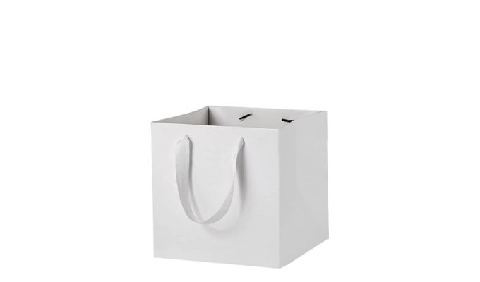 ΤΣΑΝΤΑ ΛΕΥΚΗ ΚΥΒΟΣ ΜΕ ΙΜΑΝΤΑ 20cm 0402182