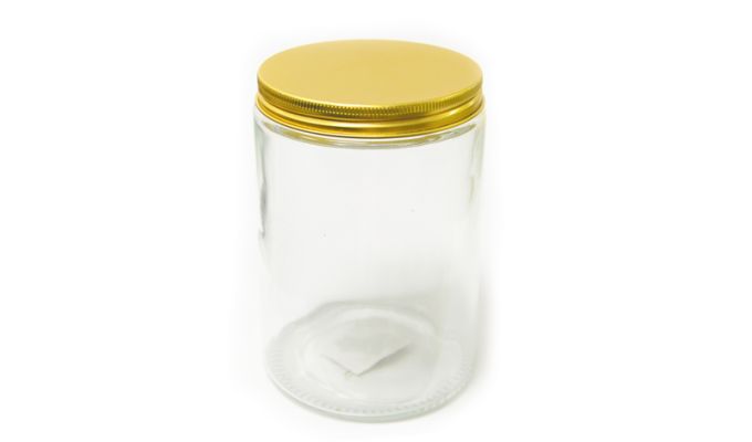 ΒΑΖΟ 770ml ΜΕ ΧΡΥΣΟ ΒΙΔΩΤΟ ΚΑΠΑΚΙ 14cm x 9cm 0503310