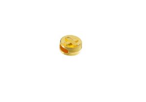 ΜΕΤΑΛΛΙΚΟΣ ΣΤΑΥΡΟΣ ΜΕ ΤΡΥΠΑ 3 mm1,2cmX 1.2cm 25 TEMAXIA