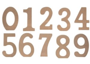 ΝΟΥΜΕΡΑ MDF 11cm 0519553