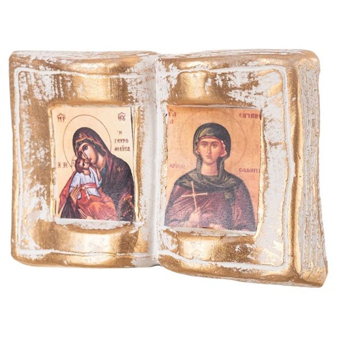 Κεραμική Εικόνα Βιβλίο Κ1007 9.5cmx6cm