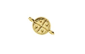 ΜΕΤΑΛΛΙΚΟΣ ΣΤΑΥΡΟΣ ΜΕ 2 ΚΡΙΚΑΚΙΑ 1,6 cm  NU2322/50 TEMAXIA