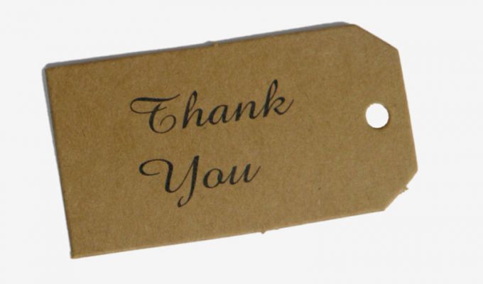 Κάρτα-Thank You- Κράφτ-Οικολογική(Kraft)